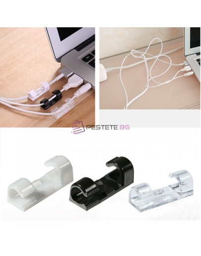 Самозалепващи щипки държачи за кабели